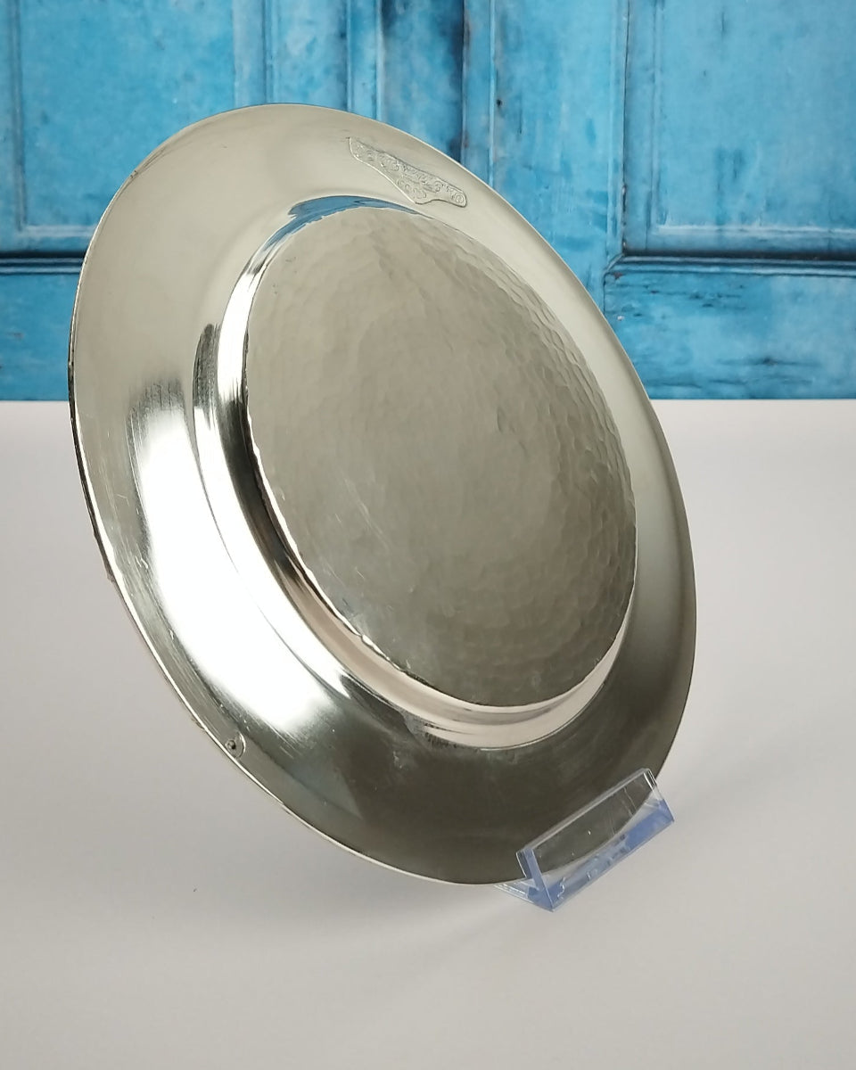 Assiette Ronde Cuivre Verso