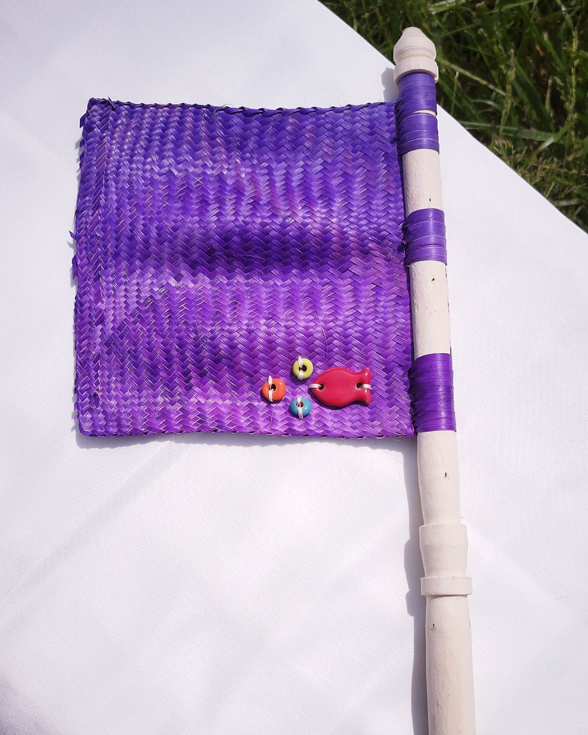 Eventail Grand Violet