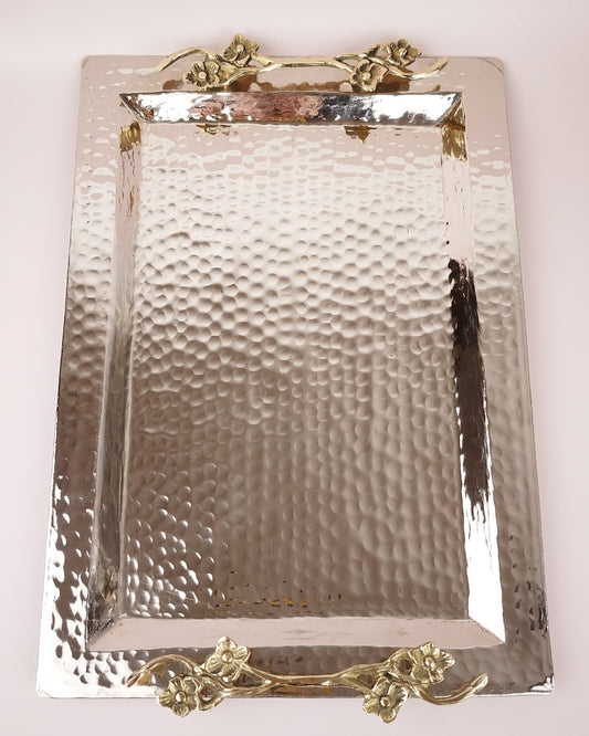 Petit Plateau anse Florale vue de dessus