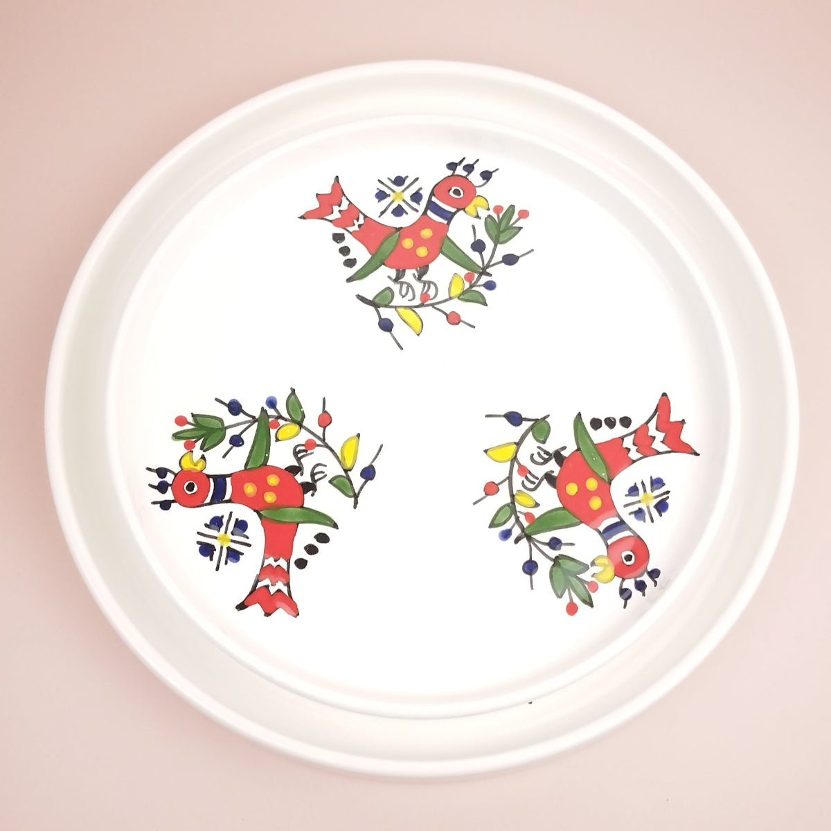 Plateaux Oiseau Superposition