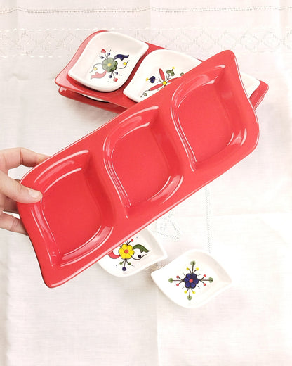 Base du set apéritif Feuille Recto