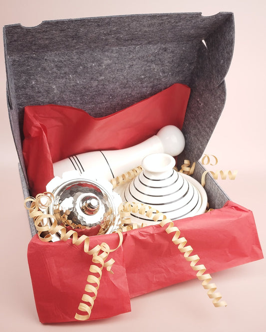 Coffret noir et blanc