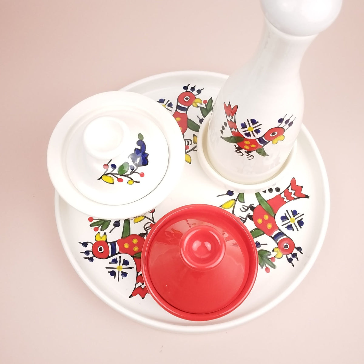 Plateau Oiseau 24 Avec Elements