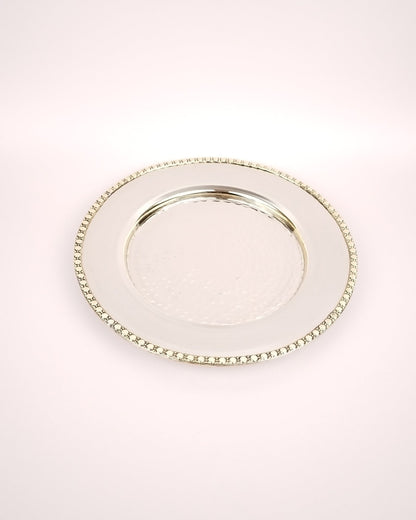 Plateau rond dore PM